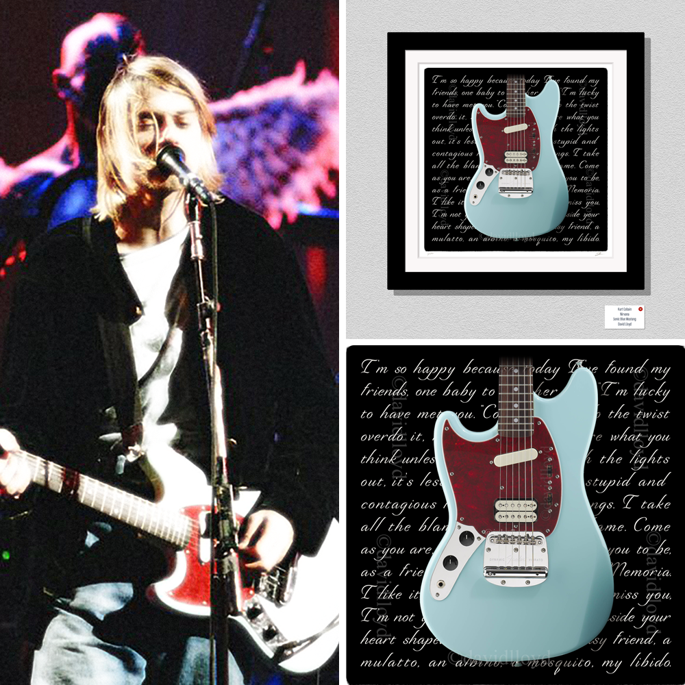 その他  cobain The guitar Kurt Cobain played at Nirvana's last show is up for