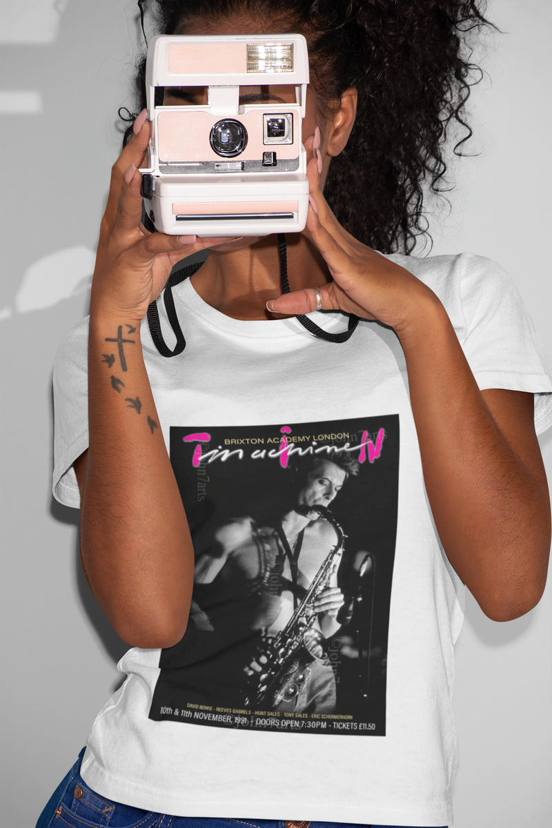 Vintage Tin Machine David Bowie Band Tee T-shirts