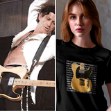 Keith Richards Micawber Guitar Inspired Soft Cotton Unisex T-Shirt Gift
