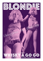 Debbie Harry Blondie Inspired Poster - Gallery Quality Giclée Wall Art Print Gift On Archive Paper