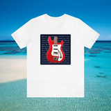 David Bowie Rebel Rebel Futurama Guitar Inspired Soft Cotton Unisex T-Shirt Gift