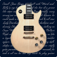 Mick Ronson Custom Les Paul Guitar Print