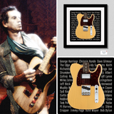Iconic Telecaster Guitar Inspired Butterscotch Blonde Guitar Print Gift
