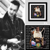 Joe Strummer Clash Inspired Limited Edition Gallery Quality Punk Rock Guitar Guitar Print - Iconic Vintage Custom Telecaster Gift