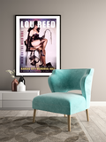 Lou Reed Betty Page Poster - Signed Gallery Quality Giclée Print Wall Art Gift On Archive Paper For Lou Reed Velvet Underground Fans