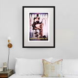 Lou Reed Betty Page Poster - Signed Gallery Quality Giclée Print Wall Art Gift On Archive Paper For Lou Reed Velvet Underground Fans