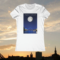 Sleepless In Newcastle Unisex T-Shirt and Women's Slim Fit T-Shirt