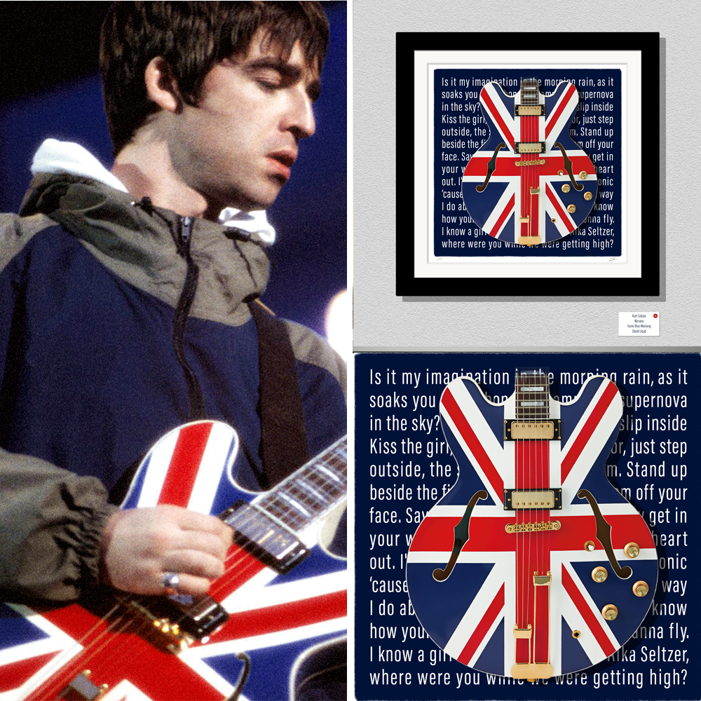 Noel Gallagher Oasis Inspired Union Jack Guitar Limited Noel Gallagher Oasis Inspired Union Jack Guitar Limited