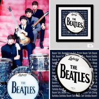 Ringo Starr Beatles Inspired Kick Drum Unique Print Gift