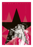 David Bowie Poster - We Can Be Heroes Gallery Quality Giclée Prints in Crimson and Mocca