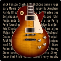 Les Paul Guitar Ice Tea Sunburst Inspired Signed Limited Edition Guitar Print Gift