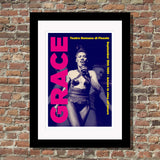 Grace Jones - Teatro Romano di Fiesole framed poster / print
