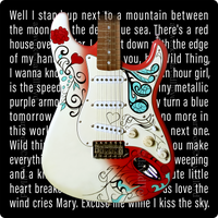 Jimi Hendrix Inspired Unisex Soft Cotton T-Shirt Gift - Monterey Pop Wild Thing Custom Stratocaster Guitar Tee Present