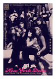 New York Dolls Inspired Biba Rainbow Room poster Rock'n'Roll Wall Art Print Gift