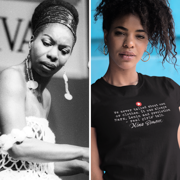 Nina Simone Inspired Quotation T-Shirt Unisex Soft Cotton Jazz Tee Gift
