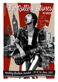 Rolling Stones Poster - Print Gift Wembley Stadium London 1982