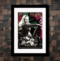 Bryan Ferry Roxy Music Concert Prints Siren World Tour Dates 1975/76