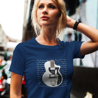 David Bowie Reality Dual Tone Guitar Inspired Soft Cotton Unisex T-Shirt Gift