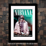 Kurt Cobain Nirvana Mustang Guitar Inspired Soft Cotton Unisex T-Shirt Gift