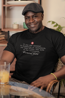 Desmond Tutu Inspired Quotation T-Shirt Unisex Soft Cotton Tee Gift
