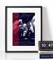 Freddie Mercury Queen posters Wall Art Print Gift On Archive Paper