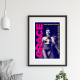 Grace Jones Poster - Gallery Quality Giclée Print Wall Art Gift On Archive Paper For Grace Jones Fan