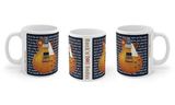 Jimmy Page - Led Zeppelin Inspired Guitar Coffee Mug -  Les Paul Inspired Drinks Mat Gift