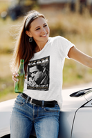 Johnny Cash Folsom Inspired T-Shirt Man In Black Soft Cotton