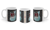 Kurt Cobain Nirvana Mustang Guitar Inspired Premium Quality 11oz Coffee Mug Gift