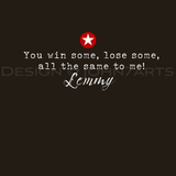 Lemmy Kilmister Inspired Quotation T-Shirt Unisex Soft Cotton Tee Gift