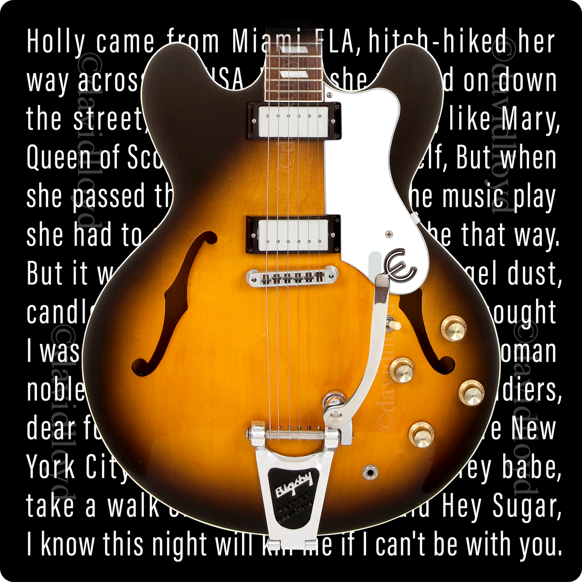 Lou Reed Transformer Riviera Guitar Inspired 11oz Coffee Mug Gift ...