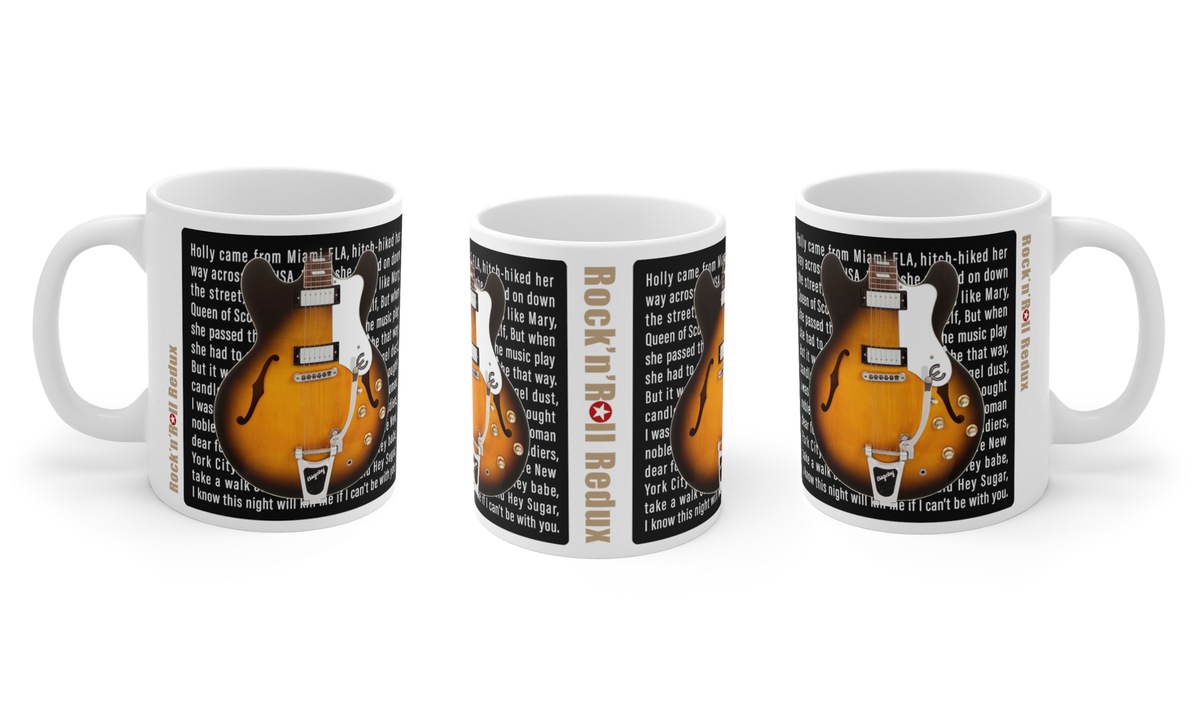 Lou Reed Transformer Riviera Guitar Inspired 11oz Coffee Mug Gift ...