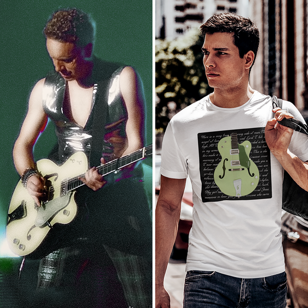 Martin Lee Gore T-Shirt Gift - Depeche Mode Green Knight Inspired Tee