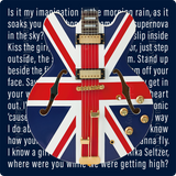 Noel Gallagher's Union Flag Epiphone Guitar Inspired Soft Cotton Unisex T-Shirt Gift