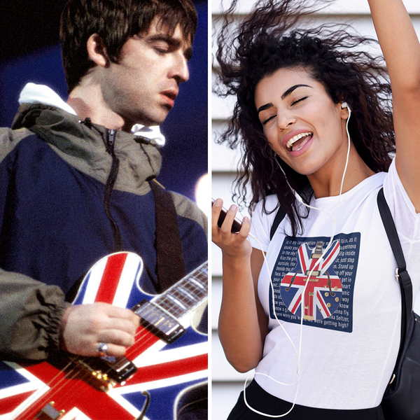 Noel Gallagher's Union Flag Epiphone Guitar Inspired Soft Cotton Unisex T-Shirt Gift