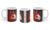 Paul Weller - The Jam Inspired Premium Quality 11oz Coffee Mug Gift - Fireglo 330 Guitar