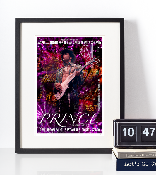 Prince Concert Poster Live Minneapolis Unique Giclée Print Gift Prince Concert Poster Live Minneapolis Unique Giclée Print Gift