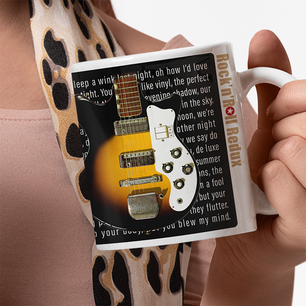 Brian Eno Roxy Music Teisco Starway Guitar Inspired Premium Quality 11oz Coffee Mug Gift