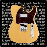 Iconic Telecaster Guitar Inspired Butterscotch Blonde Guitar Print Gift