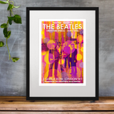 The Beatles Inspired Poster Gift - Let It Be Apple Rooftop Print