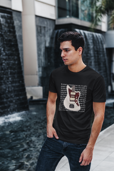 Robert Smith - The Cure Inspired Soft Cotton Guitar T-Shirt Gift – John7arts