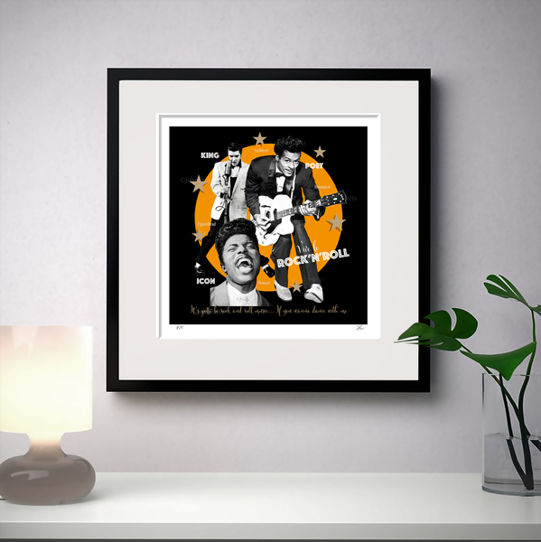 Vive Le Rock'n'Roll Prints - Chuck Berry, Elvis & Little