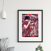 White Stripes Inspired Print Gallery Quality Poster Wall Art